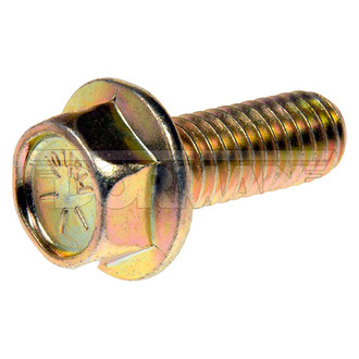 Dorman® - SAE 3/8"-16 x 1" UNC Zinc-Plated 8 Class Steel Flanged Hex Head Bolts