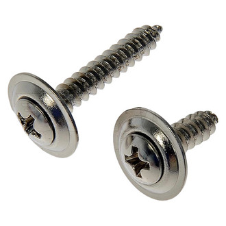 Dorman® - #8/#10 Steel Clear Zinc Phillips Oval Head Trim-Screw Assortment (12 Pieces)