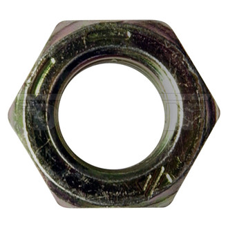 Dorman® - 3/8"-24 Steel (Grade 8) Yellow Zinc SAE Fine Hex Nut (5 Pieces)