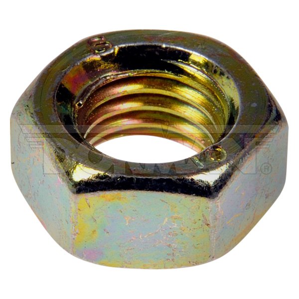 Dorman® - M7-1.00 mm Steel (Class 10) Yellow Zinc Metric Coarse Hex Nut (4 Pieces)