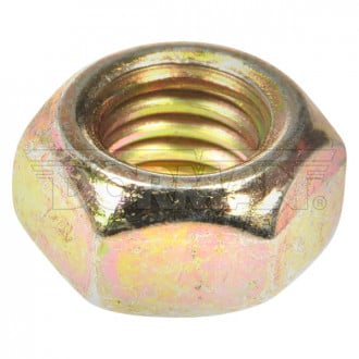 Écrous Hexagonaux Grade 8 Zinc Jaune - Taille 1-1/4-7 UNC - Lot De 10 - Neuf Sous Emballage