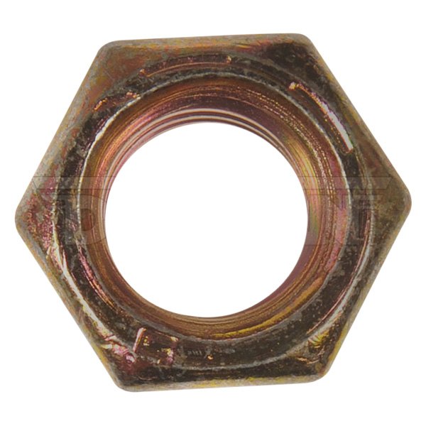 Dorman® - 3/8"-16 Steel (Grade 8) Yellow Zinc SAE Coarse Hex Nut (5 Pieces)