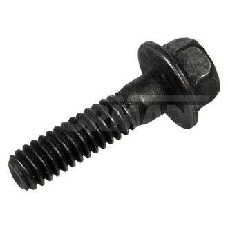 Dorman® - Metric M6-1.0 x 30 mm Coarse Zinc-Plated 10.9 Class Steel Flanged Hex Head Bolts