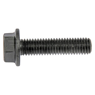 Dorman® - Metric M10-1.5 x 40 mm Coarse Zinc-Plated 10.9 Class Steel Flanged Hex Head Bolts