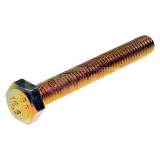 Dorman® - Metric M6-1.0 x 45 mm Coarse Zinc-Plated 10.9 Class Steel Hex Head Bolts