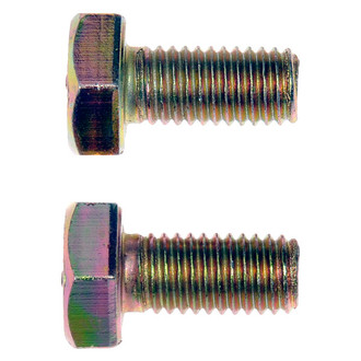 Dorman® - Metric M10-1.5 x 20 mm Coarse Zinc-Plated 10.9 Class Steel Hex Head Bolts