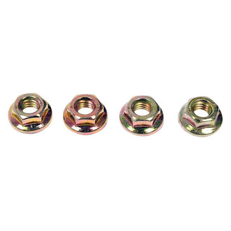 Dorman® - M6-1.00 mm Steel (Class 10) Metric Hex Flange Nut (4 Pieces)