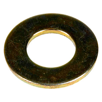 Dorman® - 3/8" Steel (Grade 8) Yellow Zinc Plain Washers (50 Pieces)