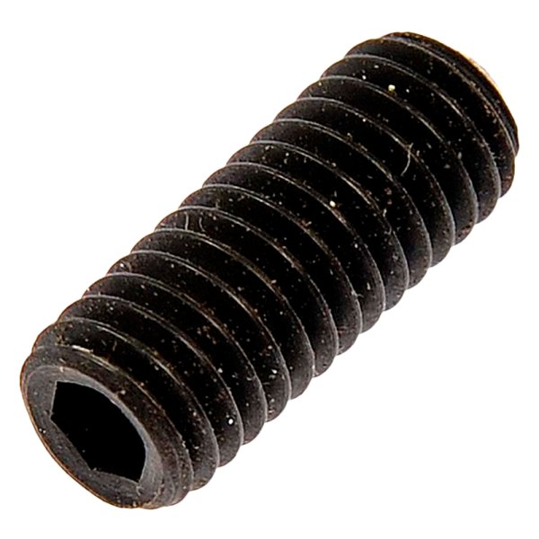 Dorman® - SAE #10-32 x 1/2" UNF Black Oxide Steel Cup-Point Socket Set Screws with Flat Tip