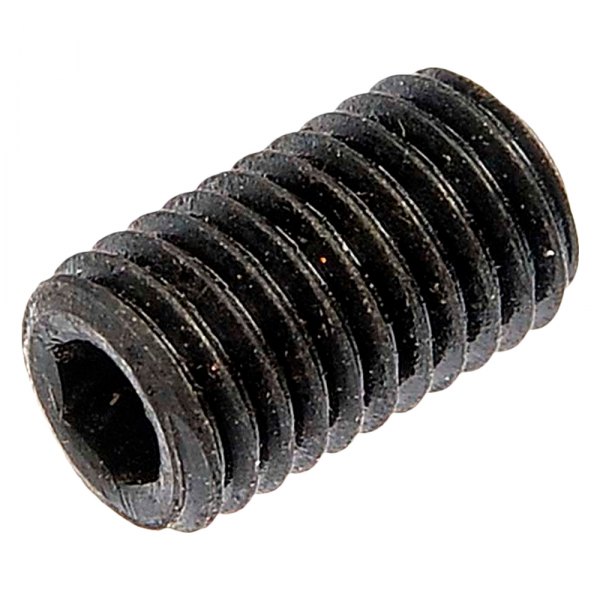 Dorman® - SAE 1/4"-28 x 7/16" UNF Black Oxide Steel Cup-Point Socket Set Screws with Flat Tip