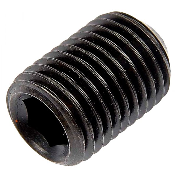 Dorman® - SAE 7/16"-20 x 5/8" UNF Black Oxide Steel Cup-Point Socket Set Screws with Flat Tip