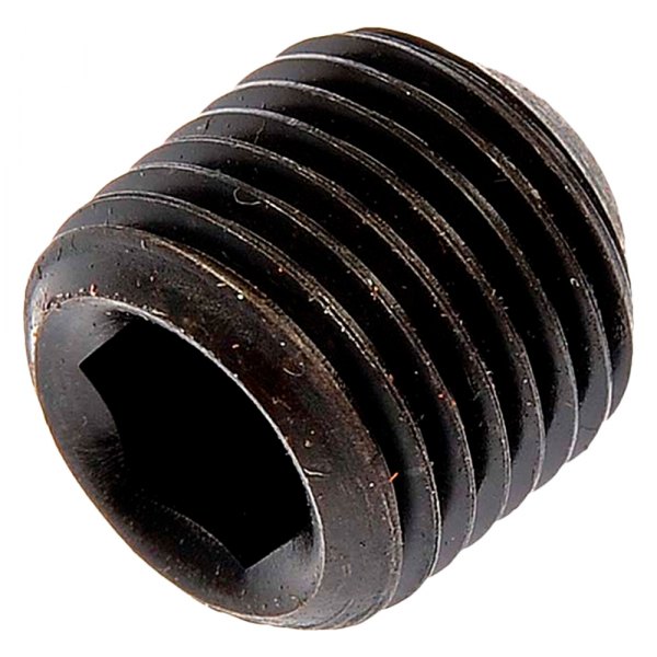 Dorman® - SAE 1/2"-20 x 1/2" UNF Black Oxide Steel Cup-Point Socket Set Screws with Flat Tip
