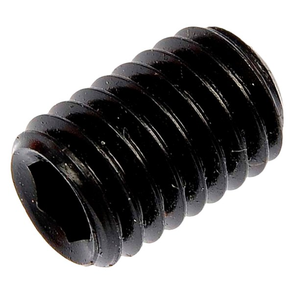 Dorman® - Metric M8-1.25 x 12 mm Coarse Black Oxide Steel Cup-Point Socket Set Screws with Flat Tip