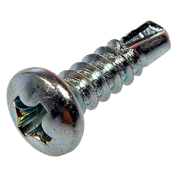 Dorman® - AutoGrade™ #6 x 1/2" Steel Chrome Phillips Pan Head SAE Self-Drilling Self-Tapping Screws (50 Pieces)