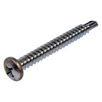 Dorman® 700-218 - AutoGrade™ #8 x 1-1/2" Steel Chrome Phillips Pan Head SAE Self-Drilling Self-Tapping Screws (50 Pieces)