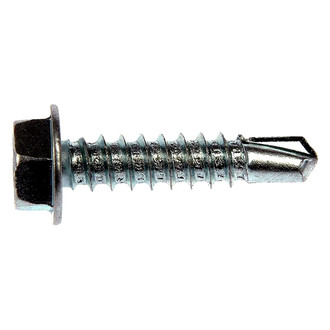Dorman® - #10 x 1/2"; 3/4" Natural Phillips Oval Head Self-Tapping Screw Assortment (12 Pieces)