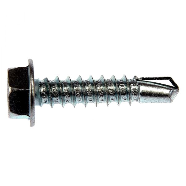 Dorman® - #12 x 1", 1-1/2" Steel Natural Phillips Pan Head Self-Tapping Screw (8 Pieces)
