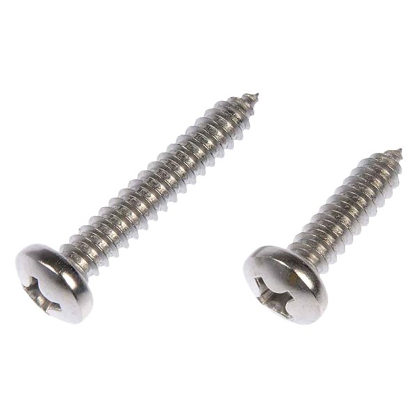 Dorman® - #14 x 1", 1-1/2" Stainless Phillips Pan Head Self-Tapping Screw (6 Pieces)