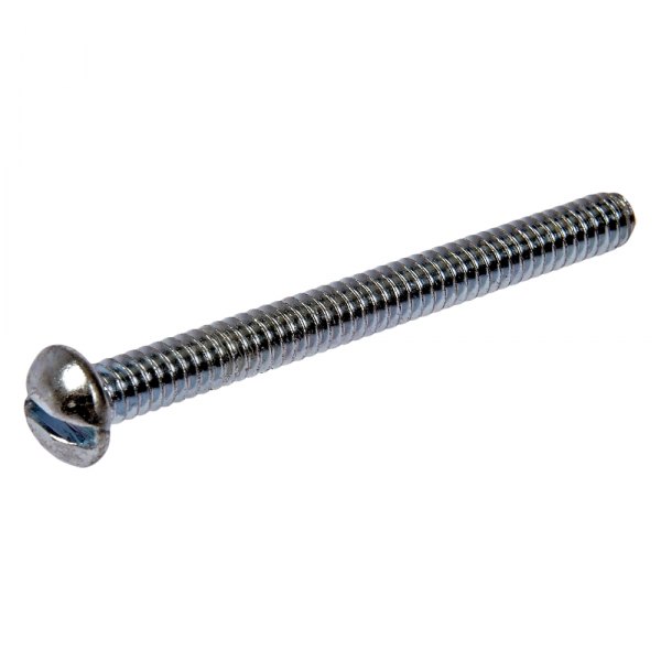 Dorman® - AutoGrade™ #10-24 x 2" Steel Zinc-Plated Slotted Round Head Machine Screws with Nuts (2 Pieces)