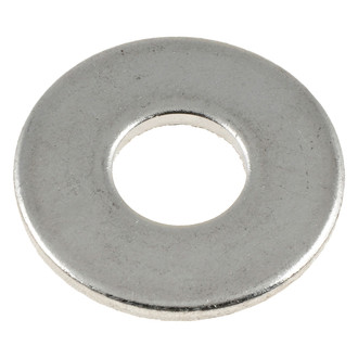Dorman® - 0.438" Steel (Grade 2) Zinc Plain Washers (50 Pieces)