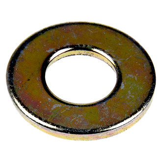 Dorman® - 1/4" Steel (Grade 8) Yellow Zinc Plain Washers (40 Pieces)