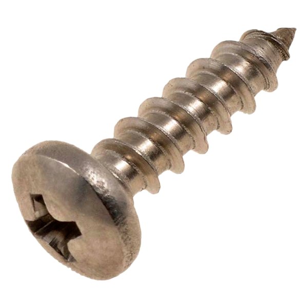 Dorman® - AutoGrade™ #10 x 3/4" Stainless Steel Phillips Pan Head SAE Self-Tapping Screws (32 Pieces)