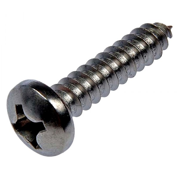 Dorman® - AutoGrade™ #12 x 1" Stainless Steel Phillips Pan Head SAE Self-Tapping Screws (13 Pieces)