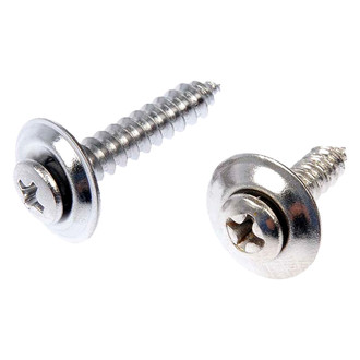 Dorman® - AutoGrade™ #10 x 3/4", 1" Stainless Steel Clear Zinc Phillips Trim Head Screw Assortment (10 Pieces)