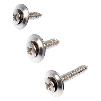 Dorman® - AutoGrade™ #8/#10 Steel Clear Zinc Phillips Trim Head Screw Assortment (12 Pieces)