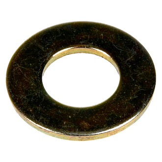 Dorman® - 3/8" Steel (Grade 8) Yellow Zinc Plain Washers (8 Pieces)