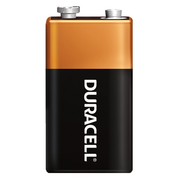 Duracell® - COPPERTOP™ Plus Power™ 9 V Alkaline Primary Batteries (2 Pieces)