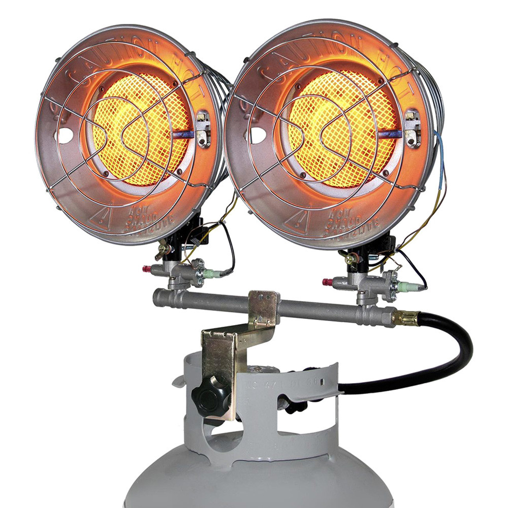 Dura Heat® TT-30CSA - 18000 BTU to 30000 BTU Propane Radiant Double Tank  Top Air Heater - TOOLSiD.com