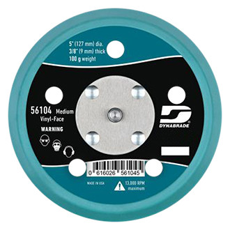 Dynabrade® - 5" 5-Hole Vinyl Face PSA Back-Up Pad