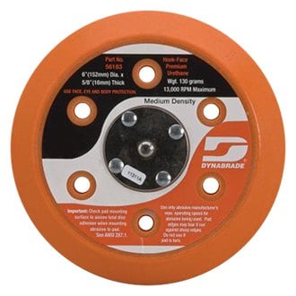 Dynabrade® - 5/16"-24 x 6" 6-Hole Hook-and-Loop Back-Up Pad
