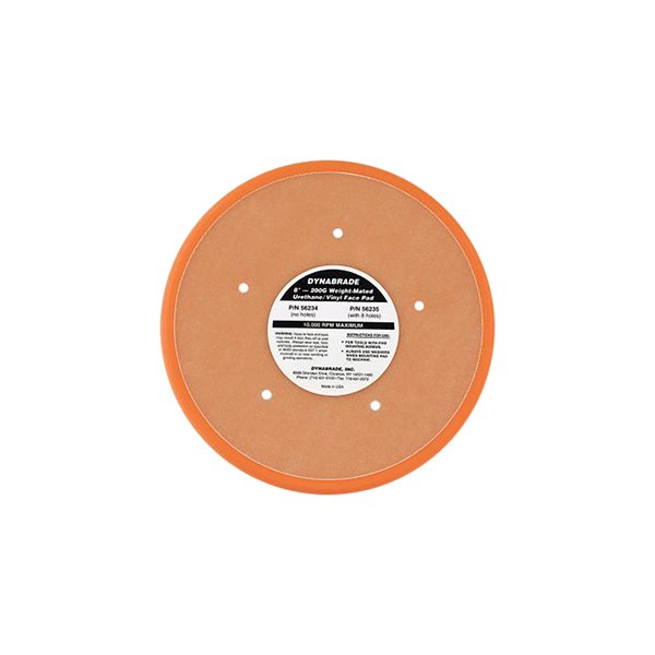 Dynabrade® - 8" Non-Vacuum Vinyl Face Hook-and-Loop Back-Up Pad