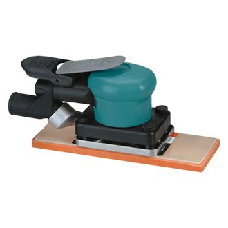 Dynabrade® - Dynabug II™ 2-2/3" x 7-3/4" Central-Vacuum Air Orbital Sander