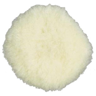 Dynabrade® - 3" Wool White Hook-and-Loop Polishing Pad