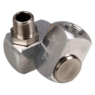 Dynabrade® - 3/8" (F) NPT x 3/8" (M) NPT Aluminum 360° Swivel Connector
