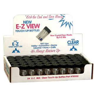 E-Z Mix® - E-Z Clear™ 50 Pieces 2 oz. Touch-Up Bottles
