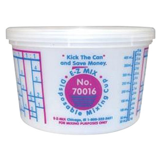 E-Z Mix® - 100 Pieces 16 oz. Plastic Mixing Cups