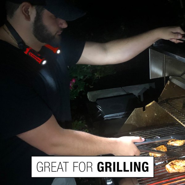 EZRED® NK15 - ANYWEAR™ 300 lm LED Red Cordless Work Light