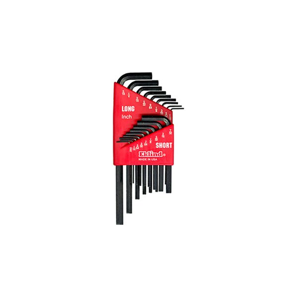 Eklind® - Hex-L™ 18-Piece 0.05" to 5/16" SAE Short and Long Arm Hex Key Set