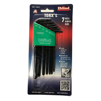 Eklind® - 7-Piece T10 to T40 Long Arm Torx Key Set