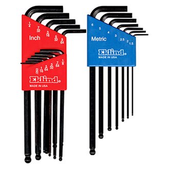 Eklind® - Ball-Hex-L™ SAE/Metric Ball End Hex Key Set