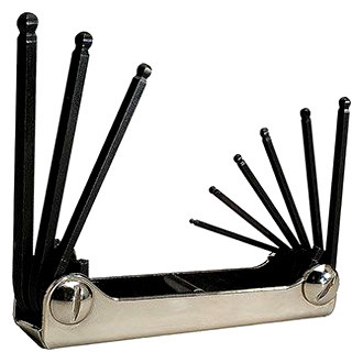 Eklind® - 9-Piece 5/64" to 1/4" SAE Ball End Folding Hex Keys