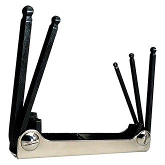 Eklind® 21159 - 5-Piece 4 to 10 mm Metric Ball End Folding Hex Keys