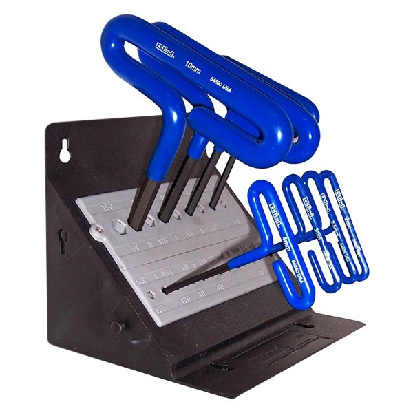 Eklind® - 8-Piece 2 to 10 mm Metric Dipped Loop T-Handle Hex Key Set