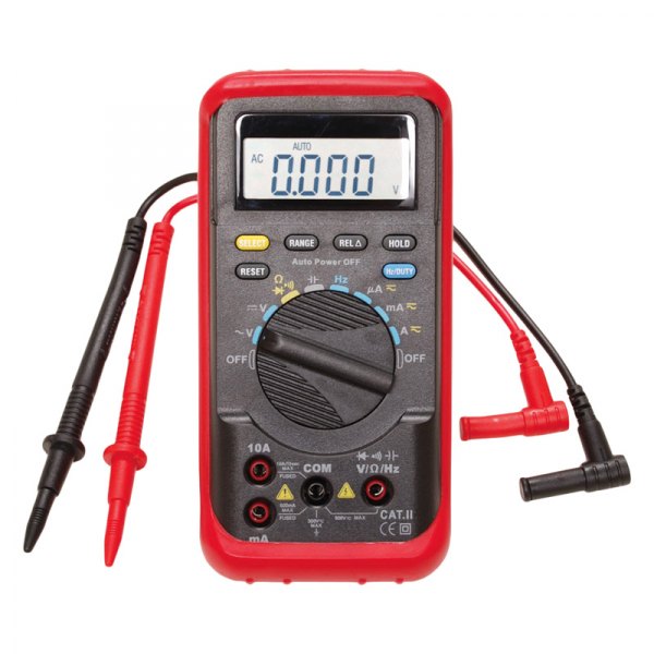 Electronic Specialties® - Auto Ranging Multimeter (AC/DC Voltage, DC Current, Resistance, Capacitance, Frequency, Diode Test, Duty Cycle, Continuity Test)