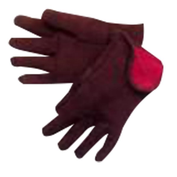 Emerald PPP® - One Size Fits All Lined Tagged Brown Jersey Cotton General Purpose Gloves