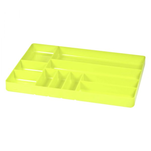 Ernst® - 11" x 16" Plastic Green 10-Compartment Organizer Parts Tray